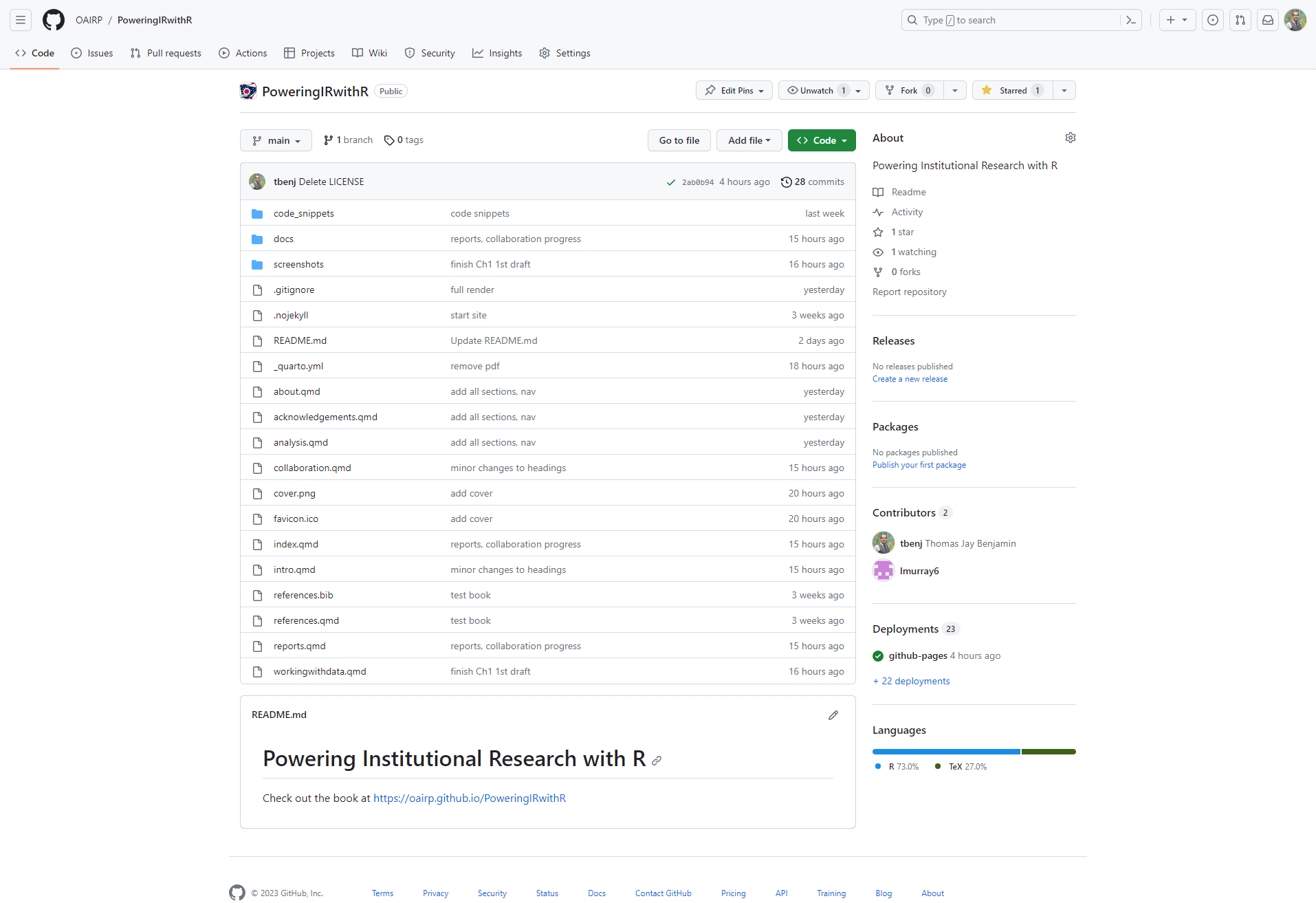 A screenshot of a GitHub repo.